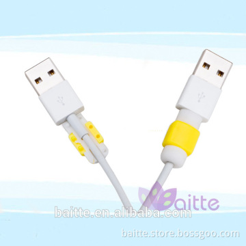 candy color USBcable protector OEM logo for iPhone 5/iPhone 6 /iPad